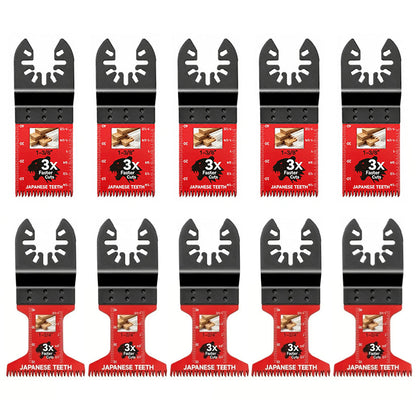 🔥 Cut Faster & Cleaner — Japanese-Tooth Oscillating Saw Blades | Universal Fit, 10–50 Pack 🪚
