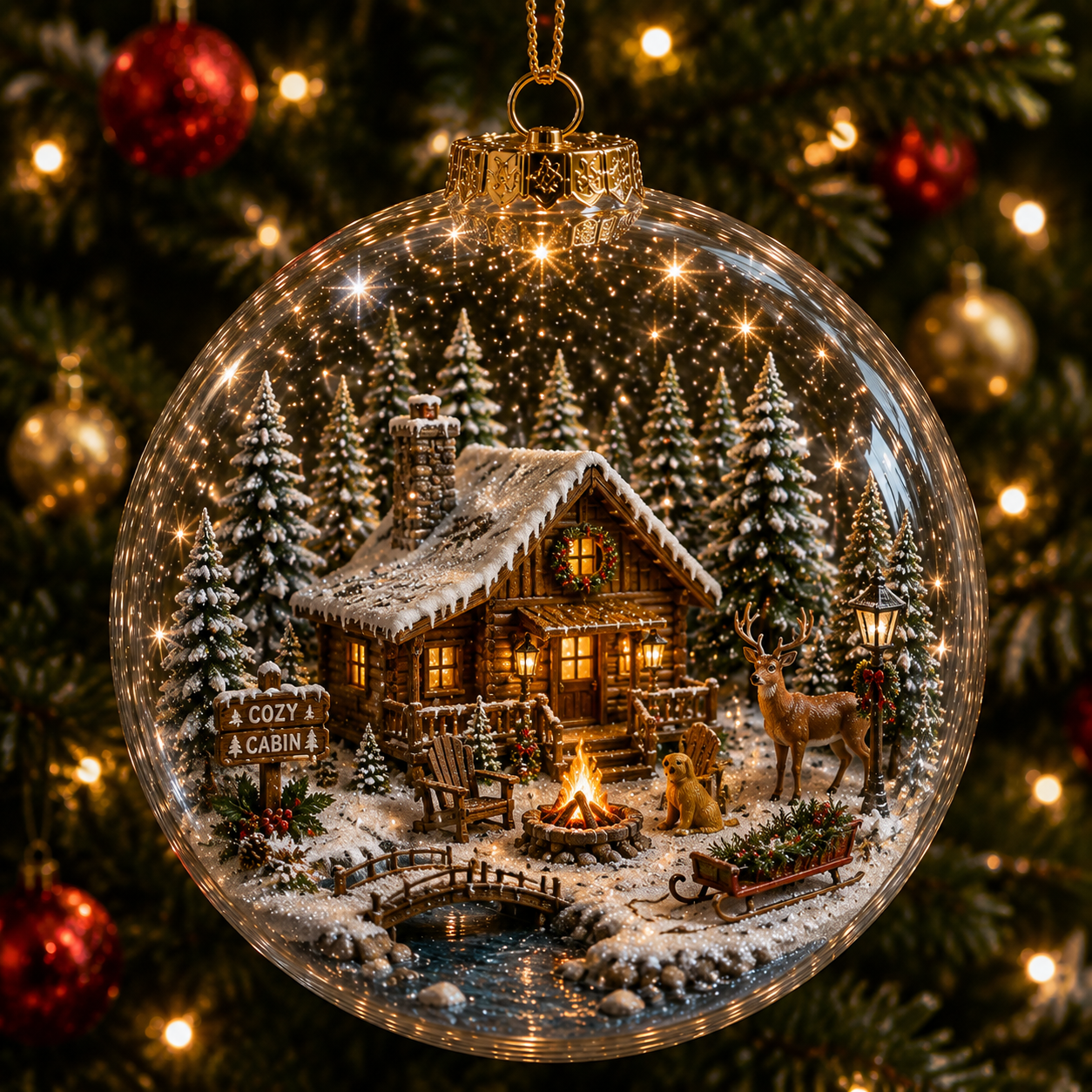 🔥Last 50pcs✨⏰ Limited anniversary edition✨Christmas landscape decorations