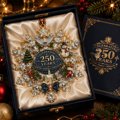 ✨Shimmering Silver Christmas Commemorative Snowflake Ornament