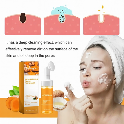 Turmeric Brightening Facial SkincareCleanser🛁