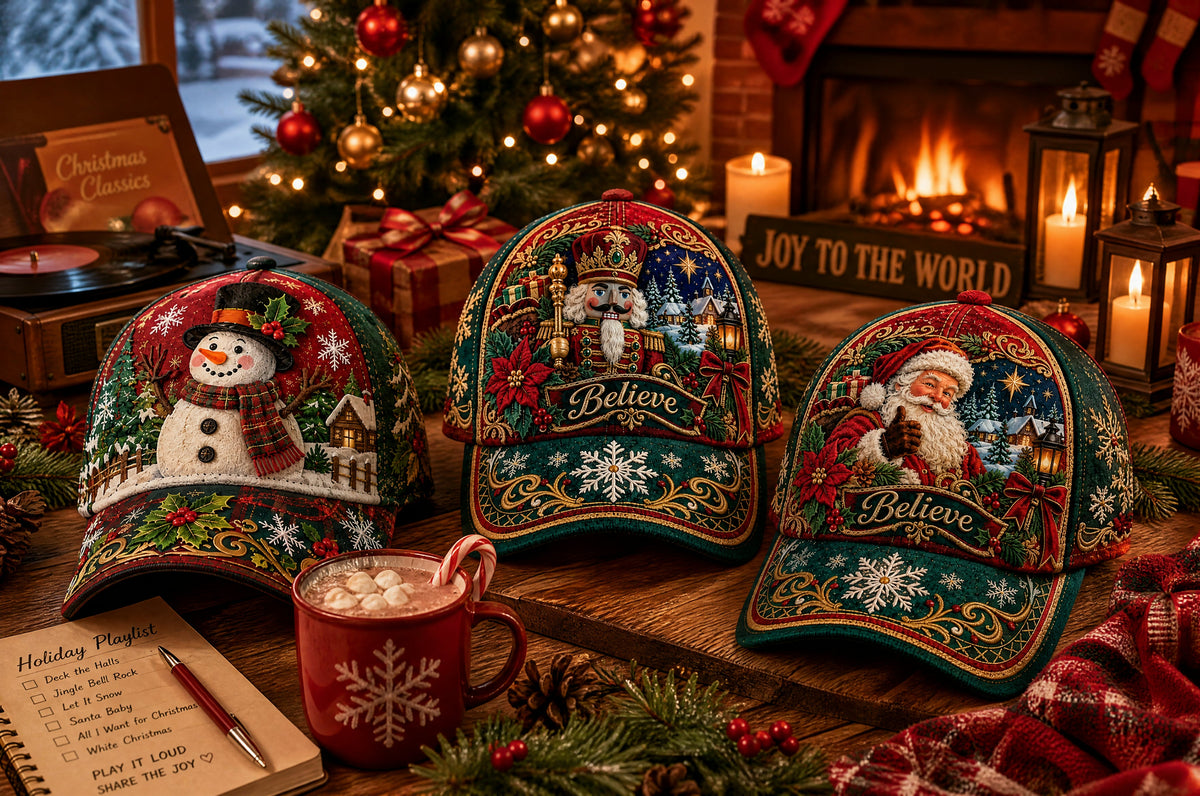 vintage christmas holiday baseball cap collection landing 04