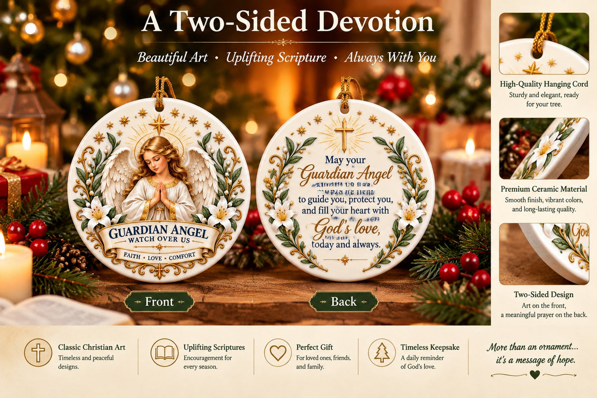 faith blessing double sided ceramic ornament landing 05
