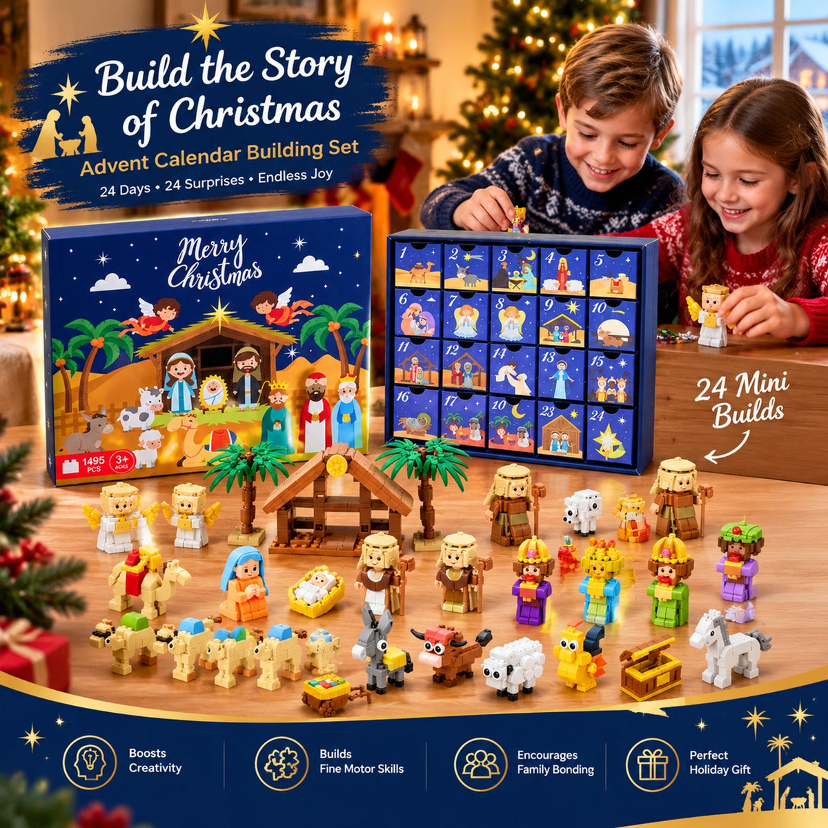Luvoria Nativity Christmas Advent Calendar