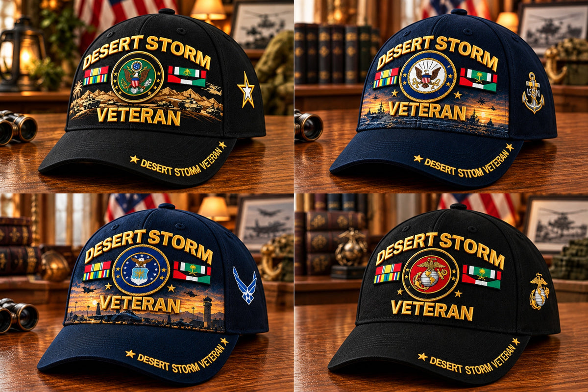 desert storm veteran cap your service your pride 1991 2026 35th anniversary landing 05