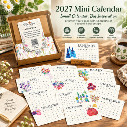 ✨Early Holiday Sale 50% OFF🌱Eco-Friendly Plantable “Timeless” Seed Calendar 2027