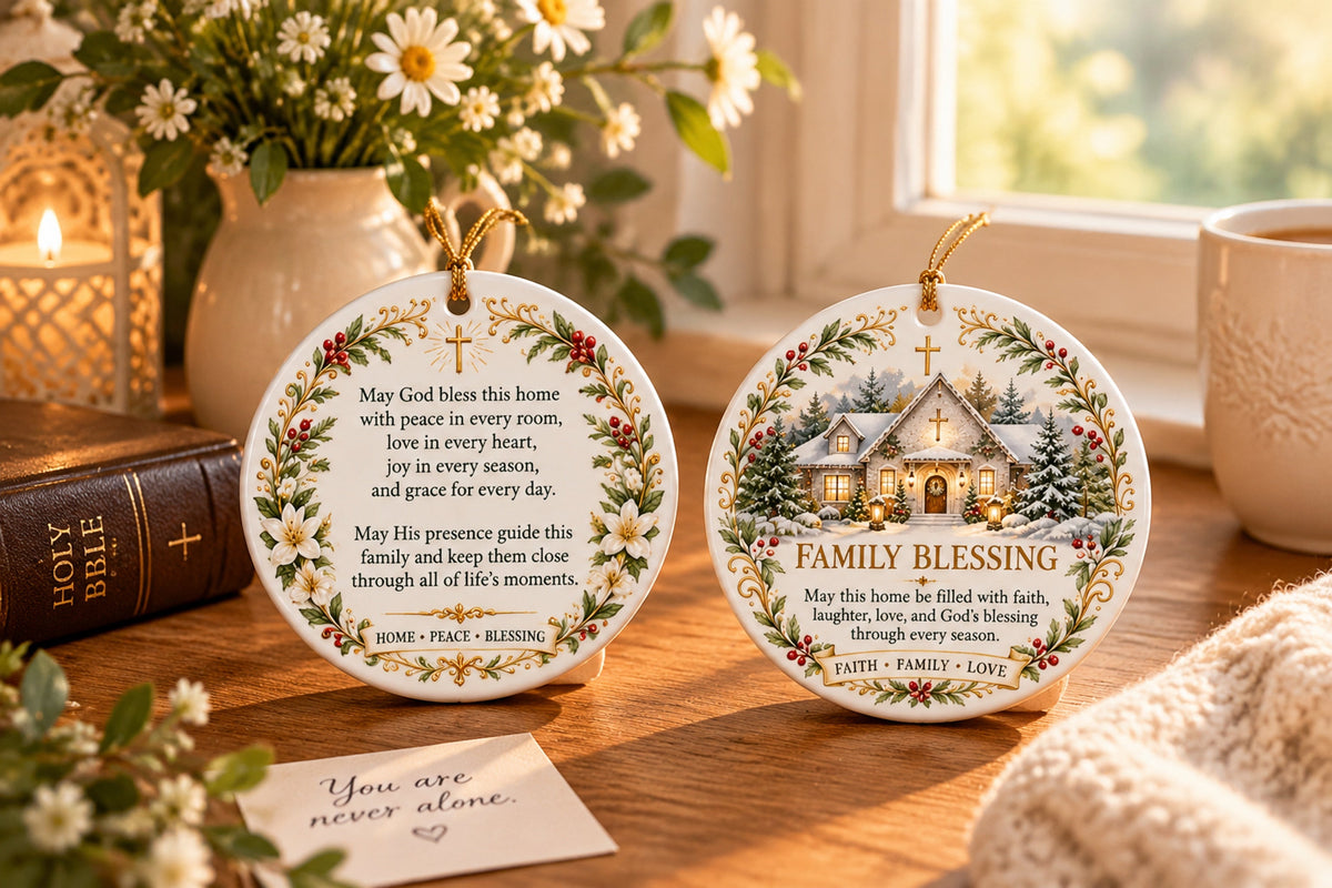 faith blessing double sided ceramic ornament landing 08