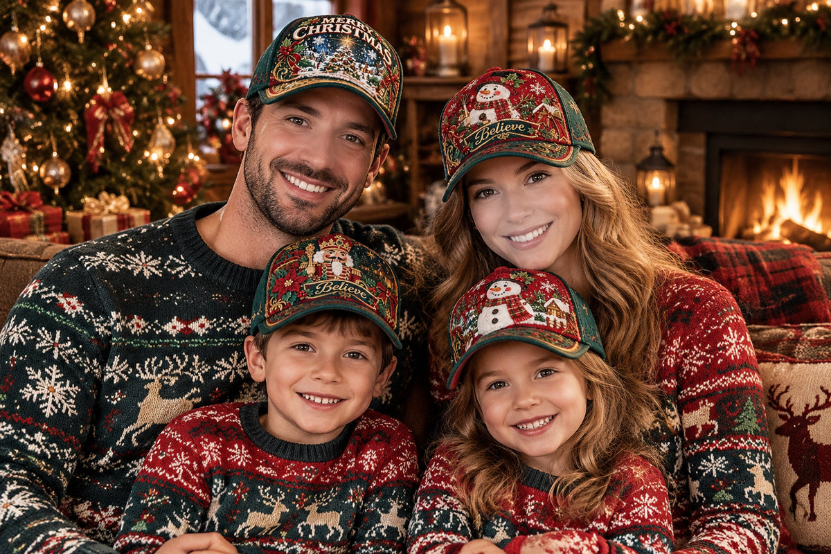 vintage christmas holiday baseball cap collection landing 08