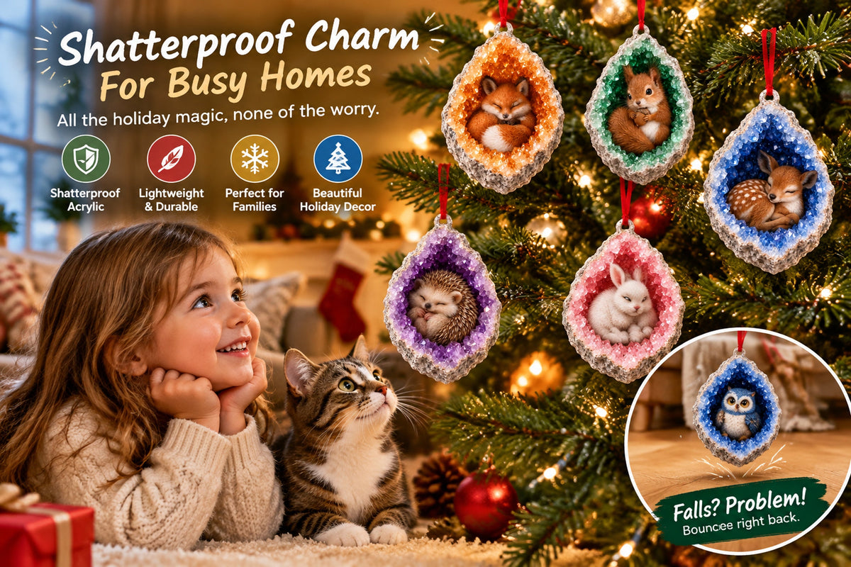 geode animal christmas ornaments landing 06