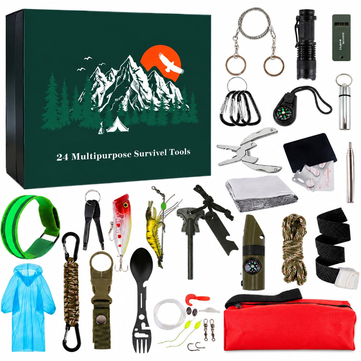 Survival Kit Advent Calendar: 24 Real Tools, 1 Complete Kit by Christmas