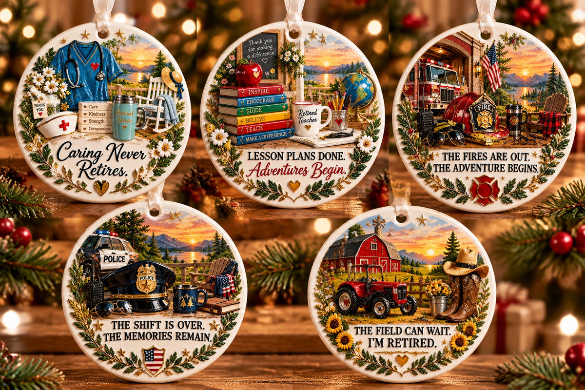 retirement career ornament landing 06