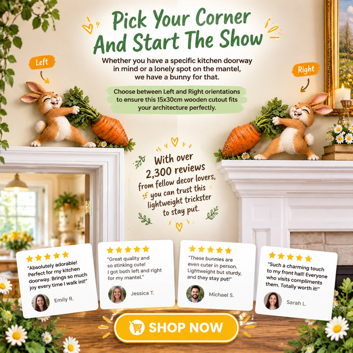 funny bunny pulling carrot wall decor landing 09