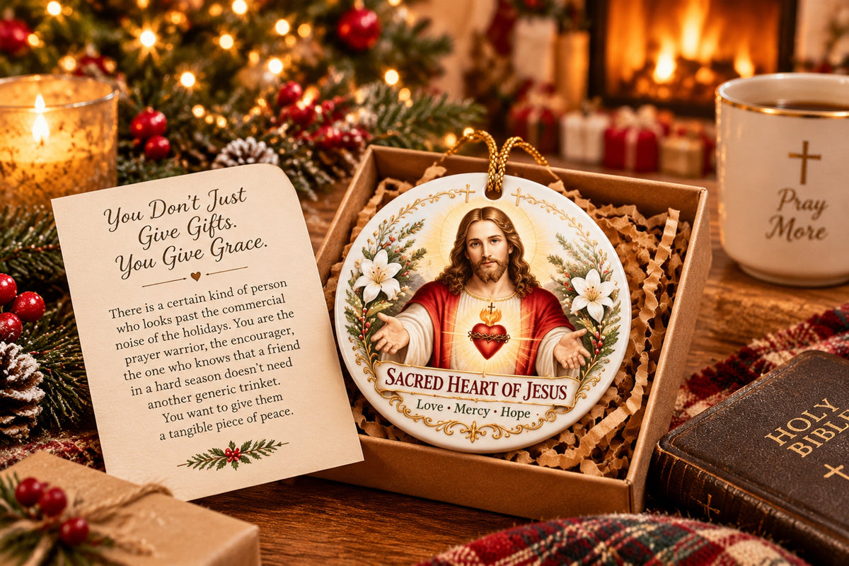 faith blessing double sided ceramic ornament landing 04