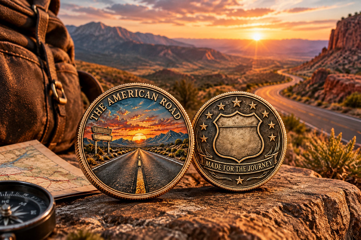 the american road commemorative coin landing 04