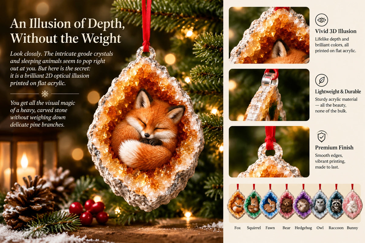 geode animal christmas ornaments landing 05