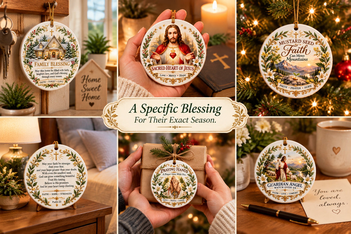 faith blessing double sided ceramic ornament landing 07