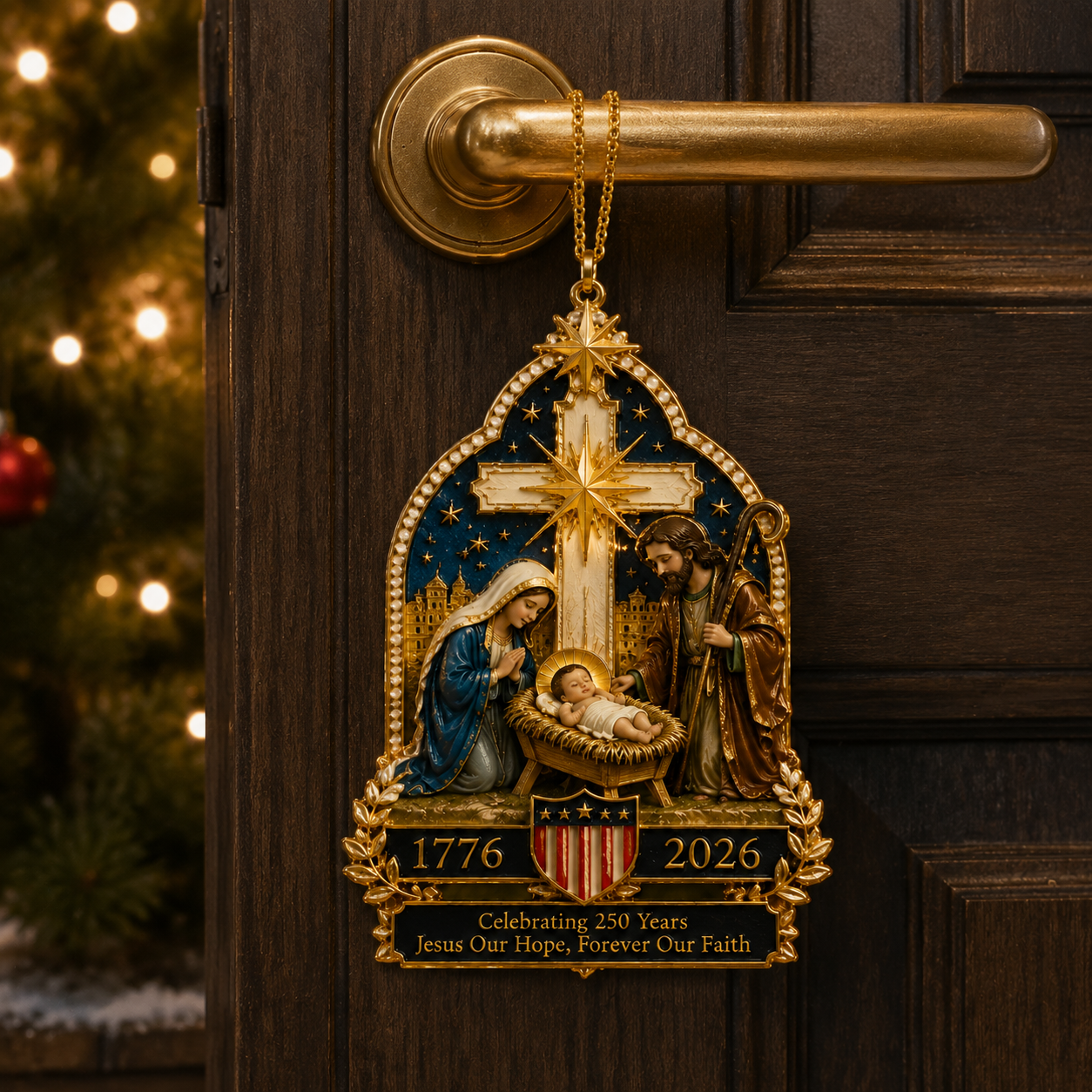 ✨ Limited anniversary edition 🔥Last 30pcs🔥✨Nativity scene Christmas tree ornament