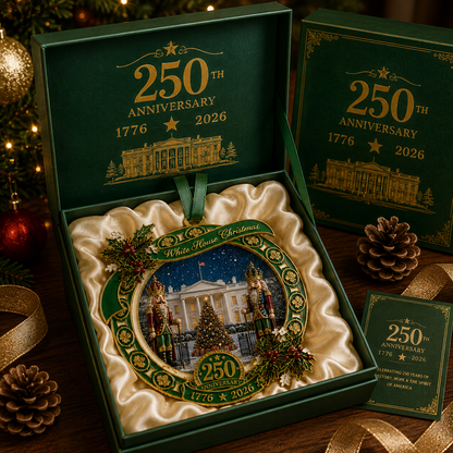 🔥"The Nutcracker" 250th Anniversary Ornament—Guarding the White House
