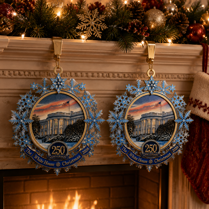 ✨White House 250th Anniversary Commemorative Snowflake Ornament