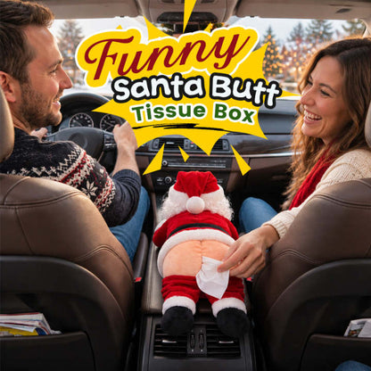 Funny Christmas Tissue Box Cover