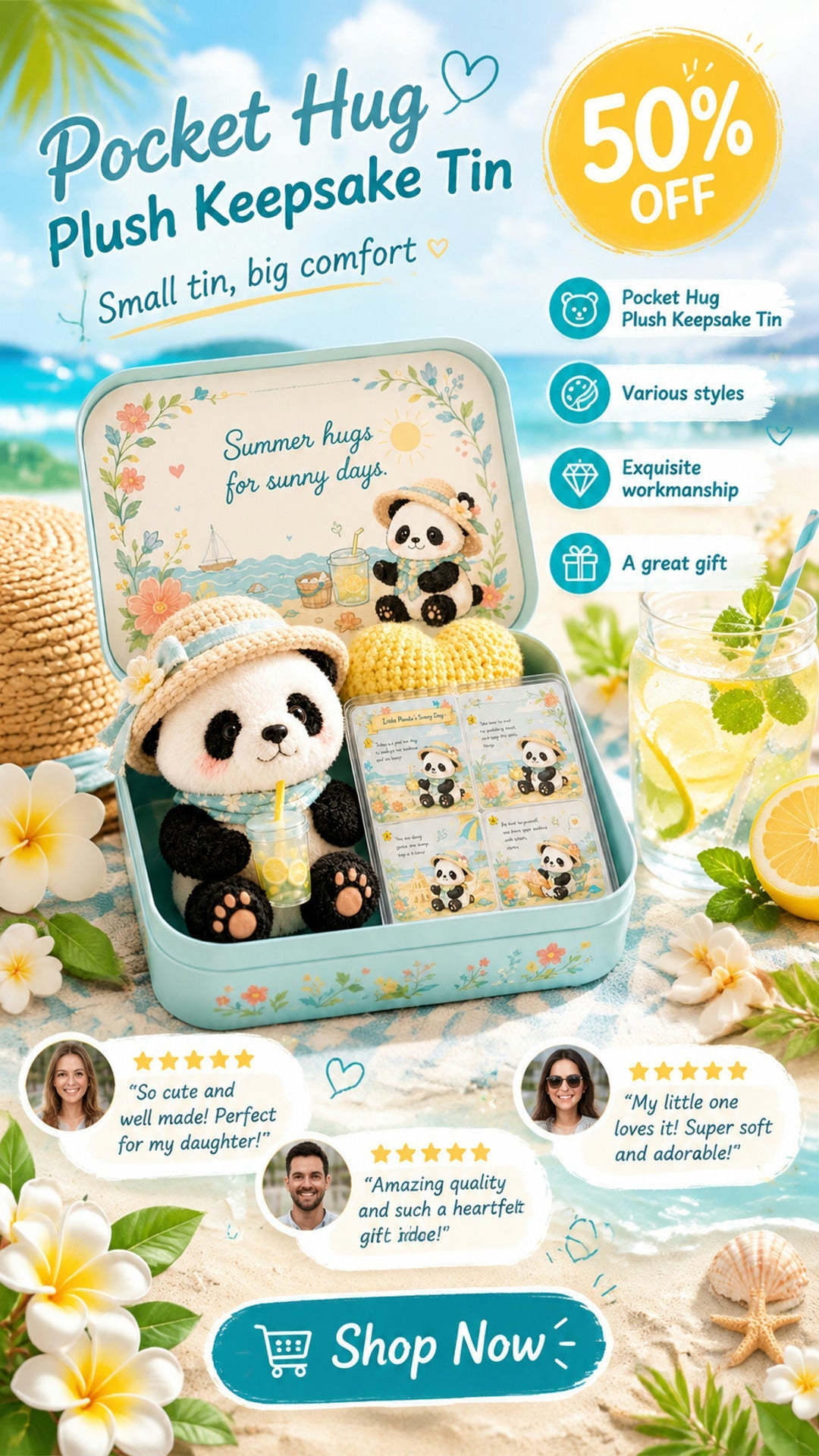 pocket hug plush keepsake tin mini comfort gift landing 02