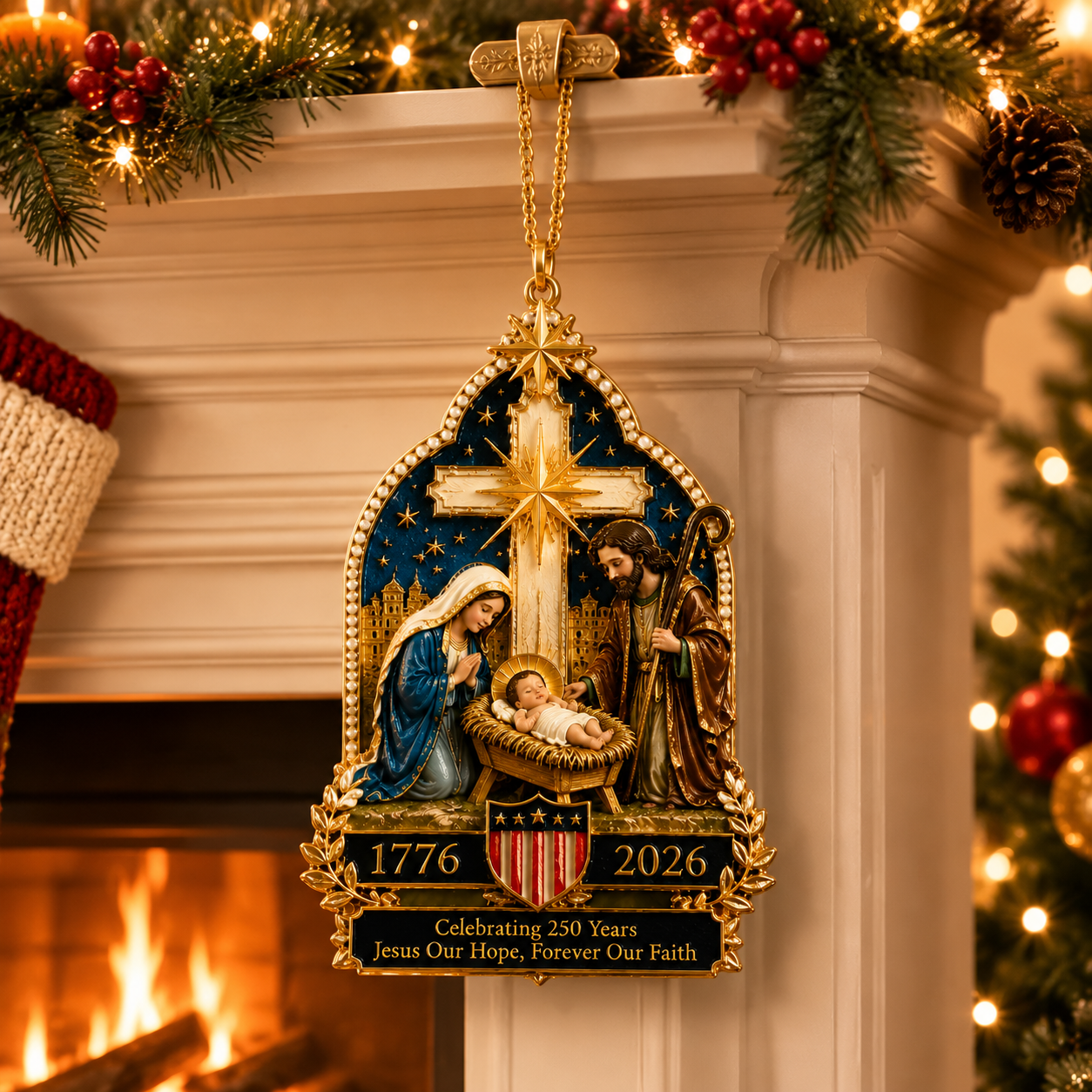 ✨ Limited anniversary edition 🔥Last 30pcs🔥✨Nativity scene Christmas tree ornament