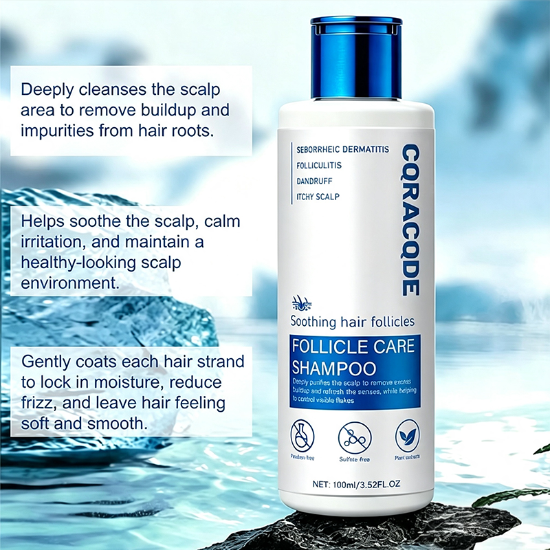 Folliculitis Shampoo for Itchy, Flaky Scalp - Purifying Formula for a Soothed