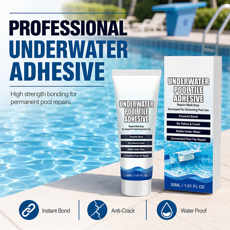 🥳2026 HOT SALE🥳💞50K+ SOLD!💦High Strength Underwater Pool Tile Adhesive🛠️