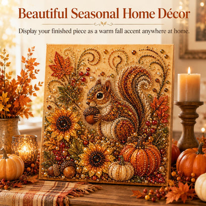 🍂💎 Autumn Decoration DIY Kit – Relaxing DIY Craft to Create Sparkling Fall Artwork 🖌️
