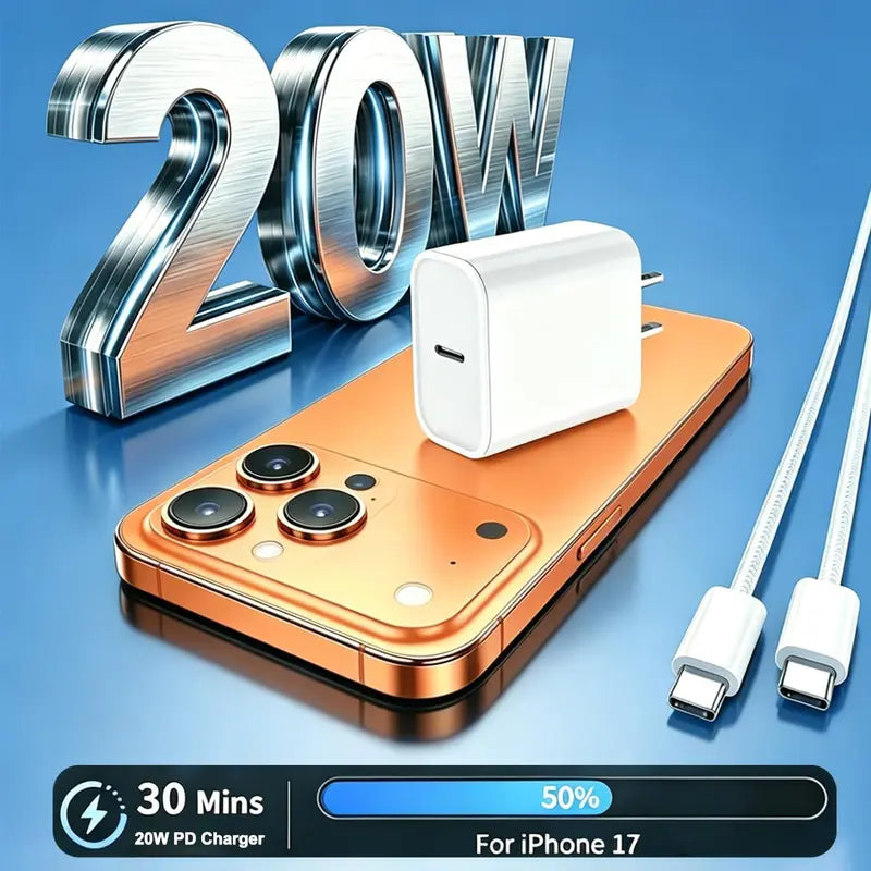 20w super fast usb c charger with 6ft 10ft type c to c cable kit landing 06