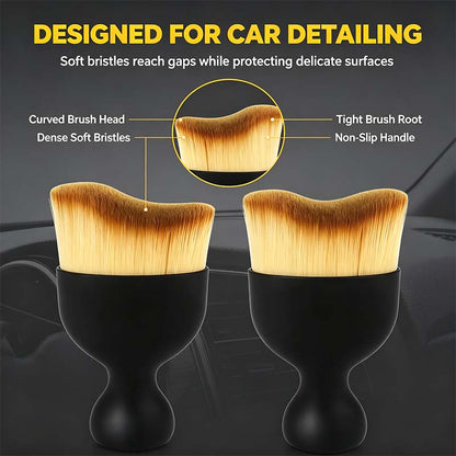 Car Air Conditioner Outlet Dashboard Cleaning Brush Auto Interior Dust Brush🌬️