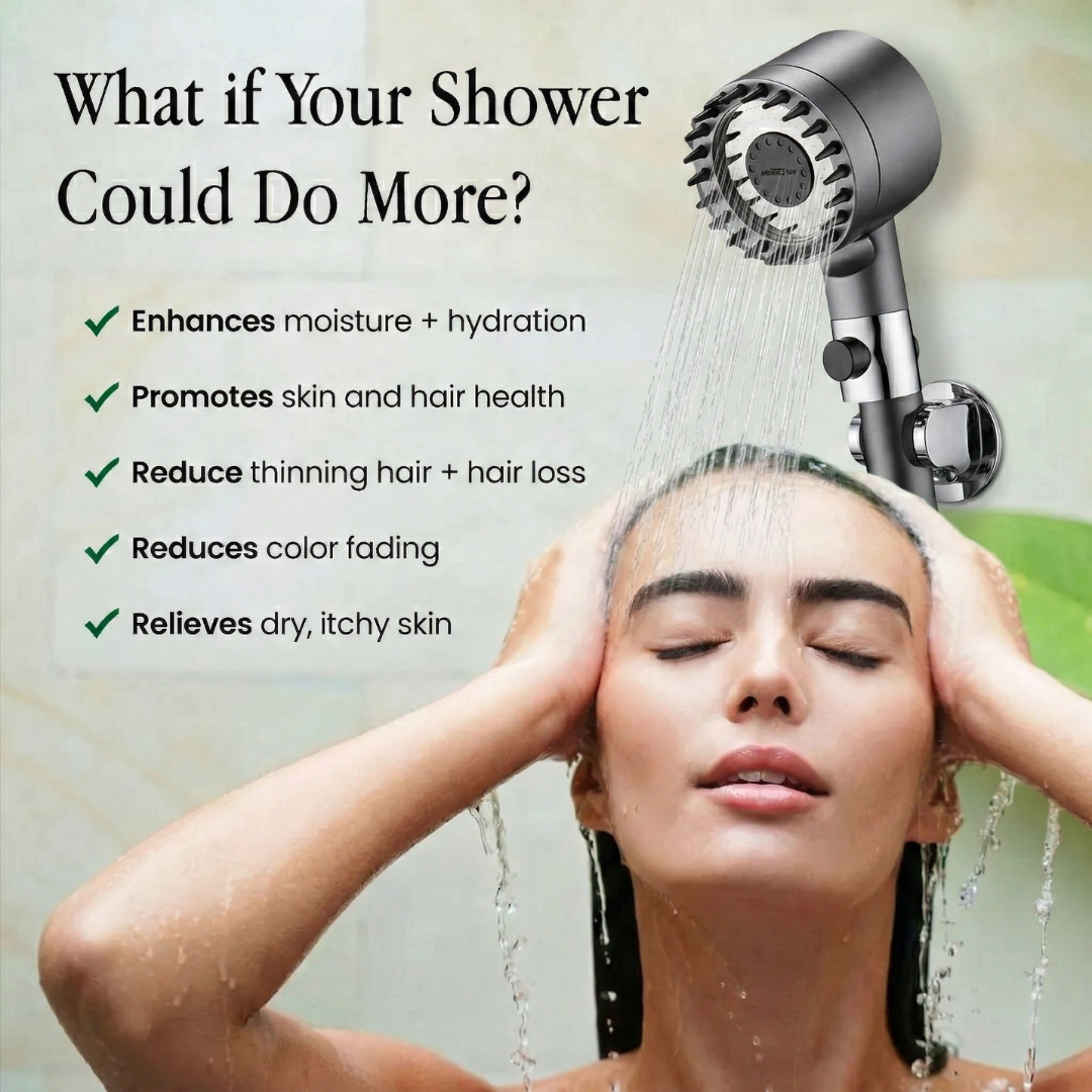 🚿💧 Weak Water Pressure & Impurities in Your Shower Water? Upgrade to a High-Pressure Filter Shower Head for a Cleaner, More Refreshing Shower! ✨