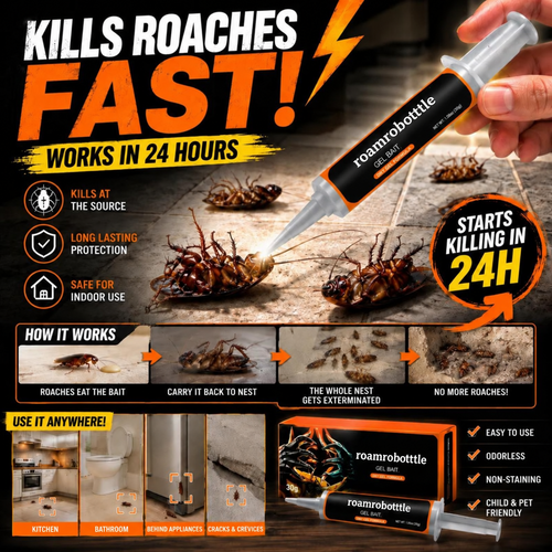 💥2026 Upgraded Formula Professional Cockroach Gel Bait – Eliminates Entire Nest