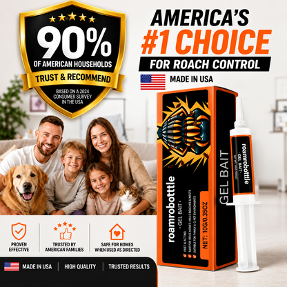 💥2026 Upgraded Formula Professional Cockroach Gel Bait – Eliminates Entire Nest