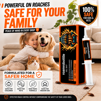 💥2026 Upgraded Formula Professional Cockroach Gel Bait – Eliminates Entire Nest