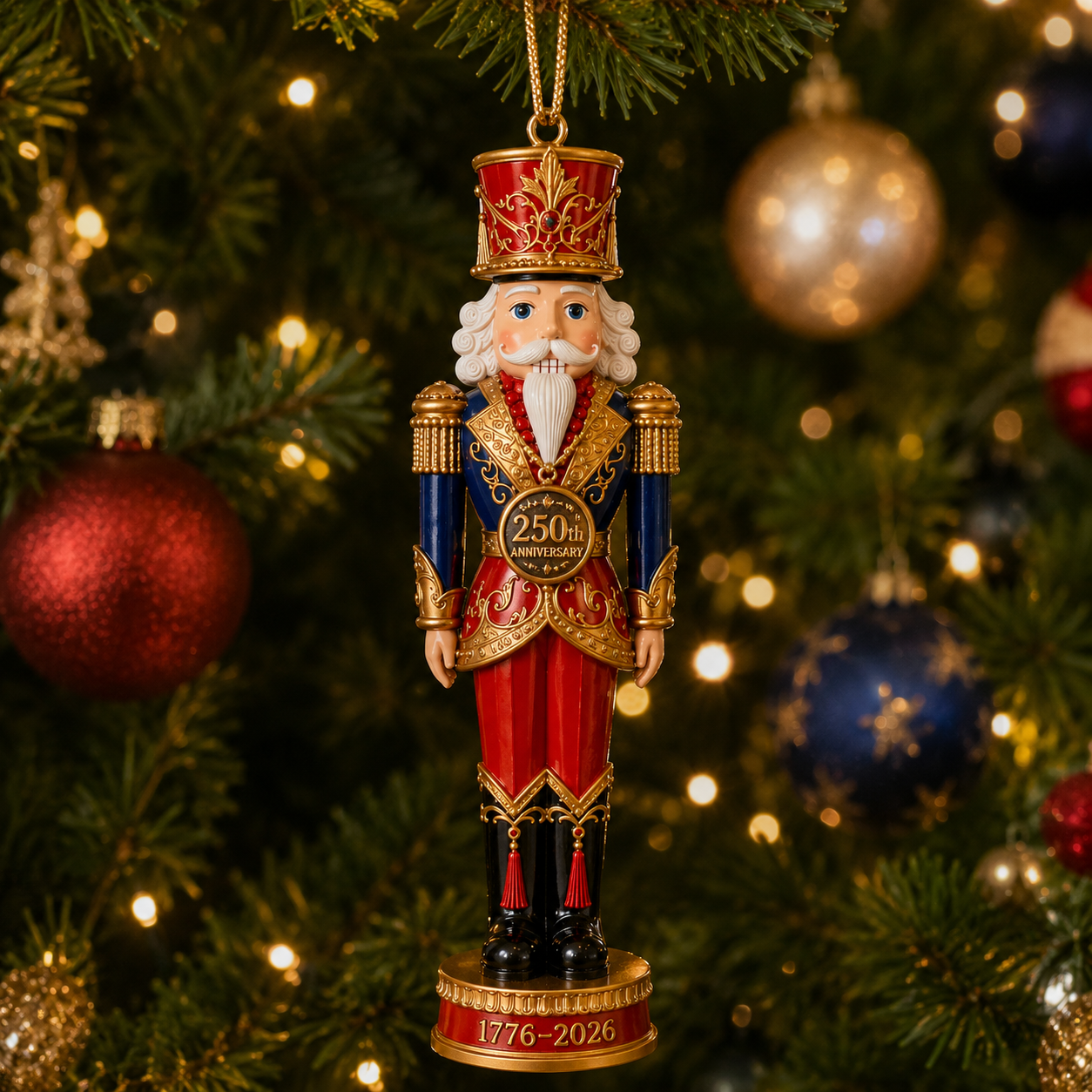✨2026 America 250th Anniversary Heritage Nutcracker Ornament