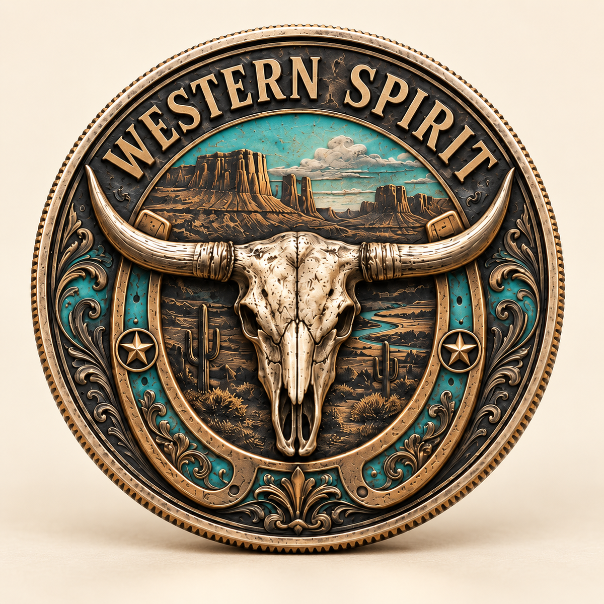 🎉🇺🇸 Limited Edition! 🔥Western Spirit Commemorative Coin