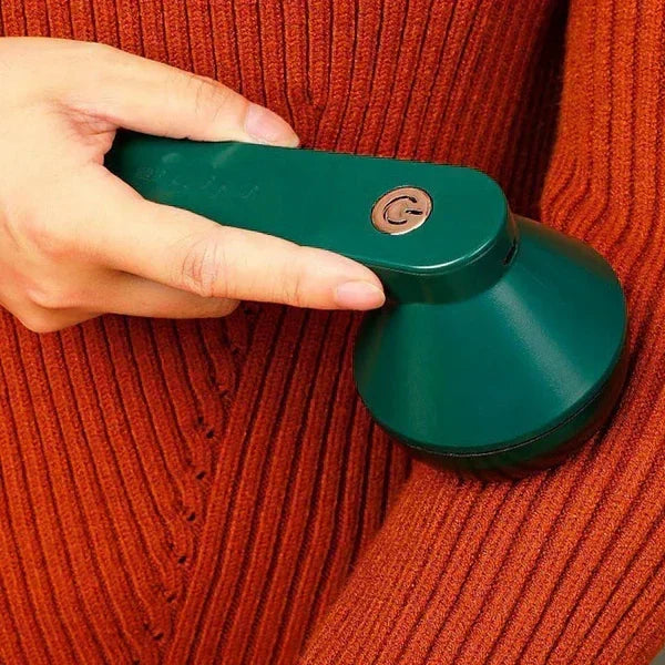 🔥HOT SALE🔥Rechargeable Fabric Shaver with 2 Replaceable Stainless Steel 6-Leaf Blades(1 Free Extra Included) | Lint Remover with 3-Speed Settings  - Efficient Sweater and Lint Shaver for Clothes, Removing Fuzz, Lint Balls, Pills, and Hairballs.