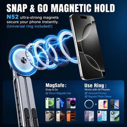 3-in-1 Magnetic Foldable Laptop Stand