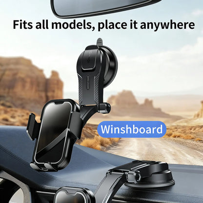 🔥 Limited-Time 49% OFF 🚗 Strong Vacuum Suction Car Phone Holder | Adjustable Dashboard Mount