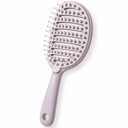 Stop Brushing Yesterday's Dirt Back Into Your Hair — Self-Cleaning Hair Brush
