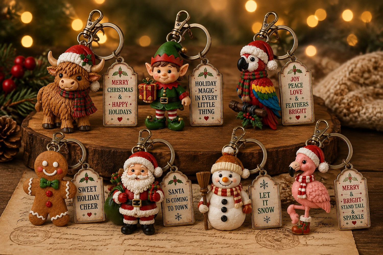 2026 christmas character keychain gift box landing 04