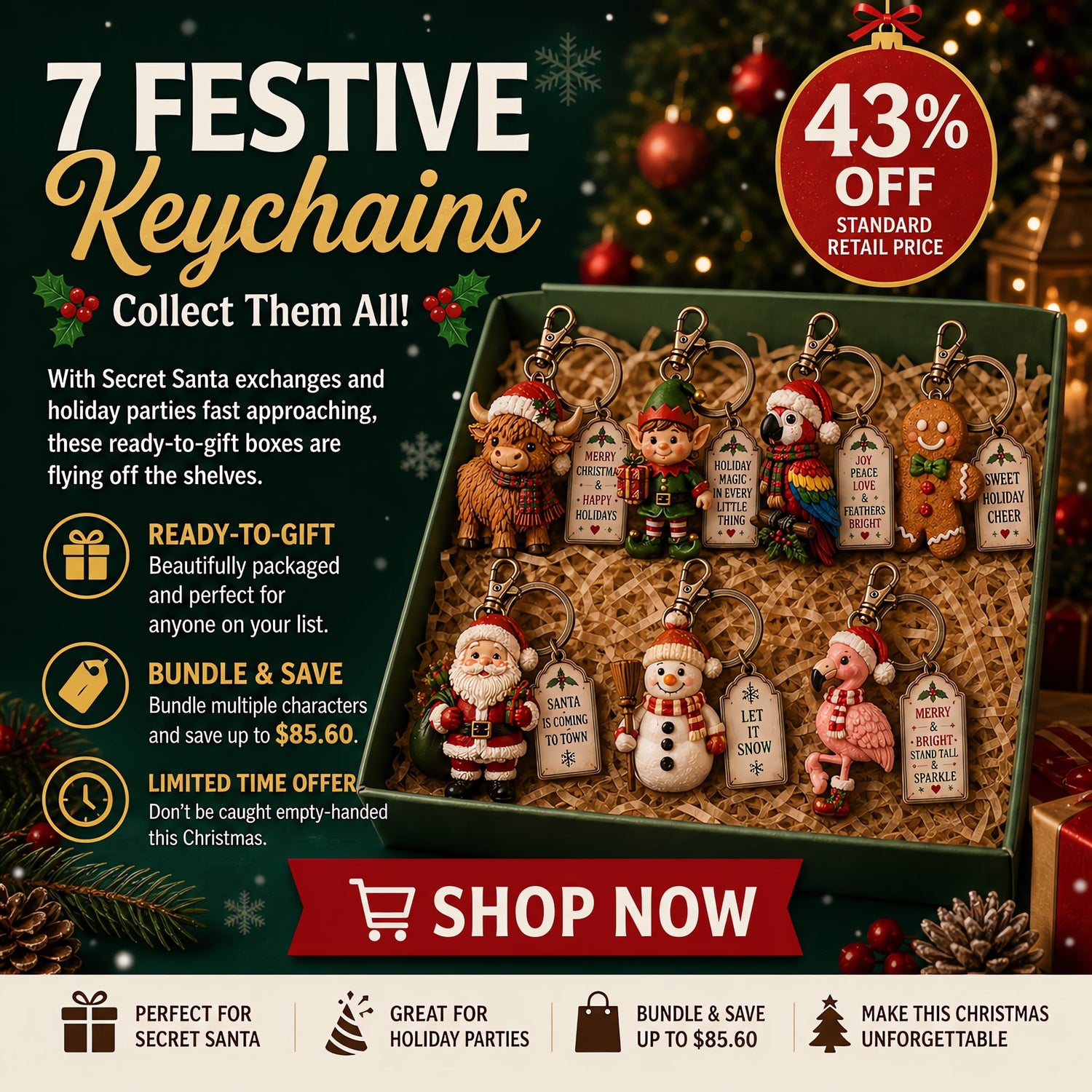 2026 christmas character keychain gift box landing 08