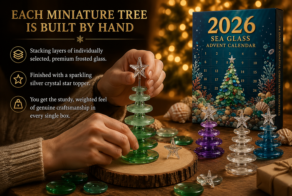 2026 sea glass christmas tree advent calendar landing 05