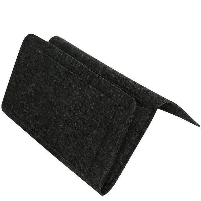 Bedside Caddy, 5 Pockets Felt Bedside Storage Organizer, Hanging Storage Organizer🛏️