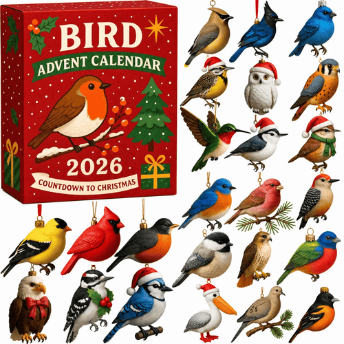 💖Last 30pcs💖A Little Bird Surprise Every Day. -🐦Bird Advent Calendar 2026