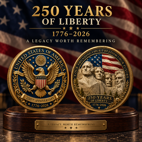 🎉🇺🇸 Limited Edition! 1776–2026 250 Years of Liberty Commemorative Coin