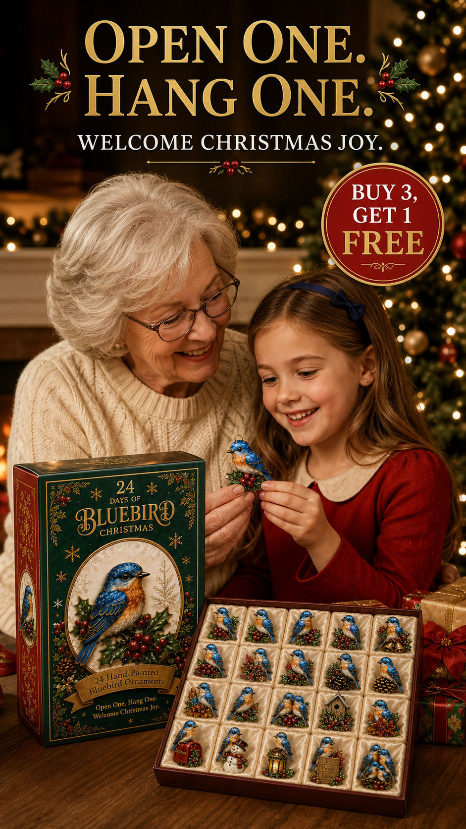 24 day advent calendar bluebird landing 03