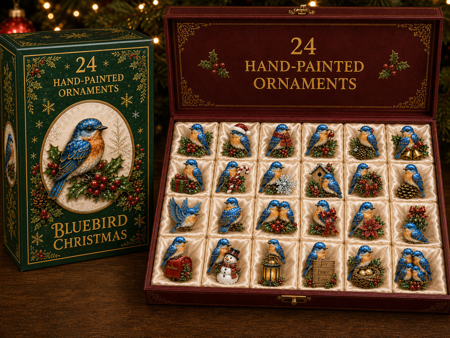 24 day advent calendar bluebird landing 05