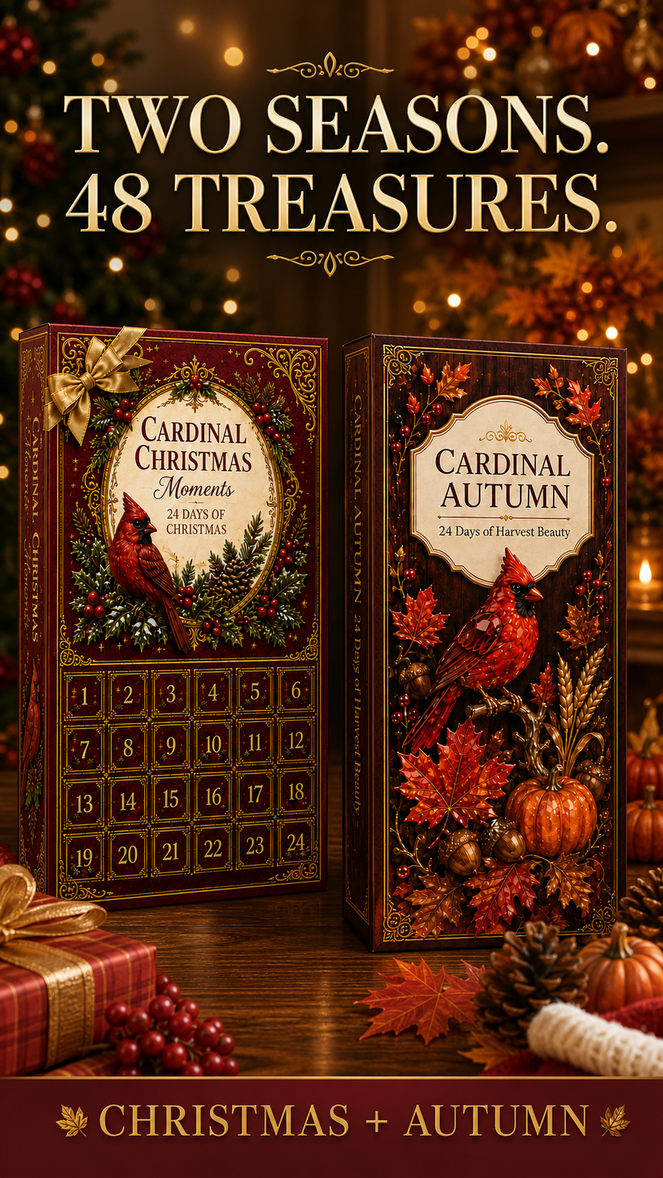 24 day advent calendar cardinal landing 02