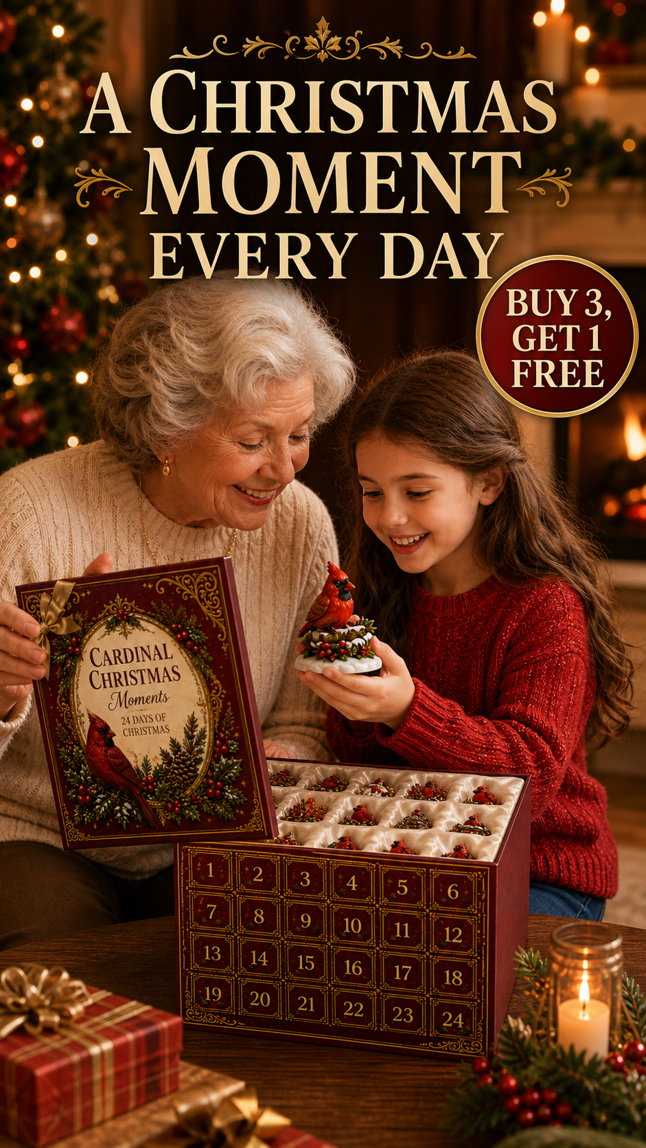 24 day advent calendar cardinal landing 03